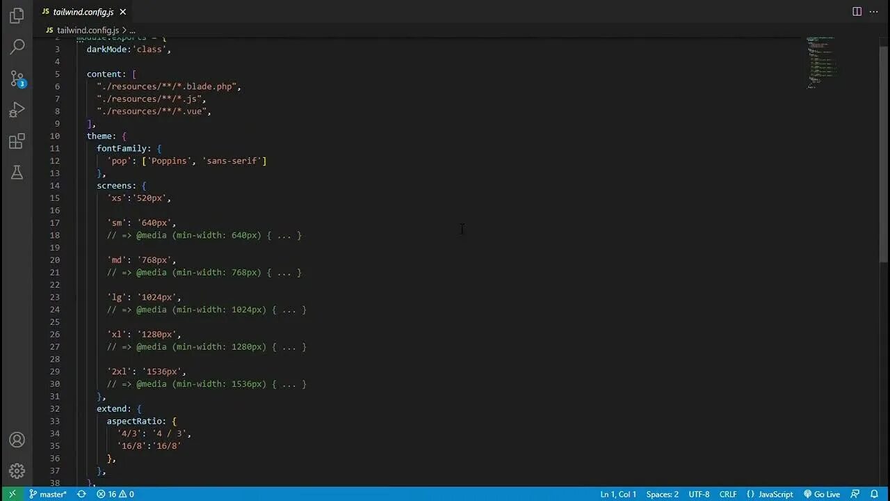 C config file. C config file