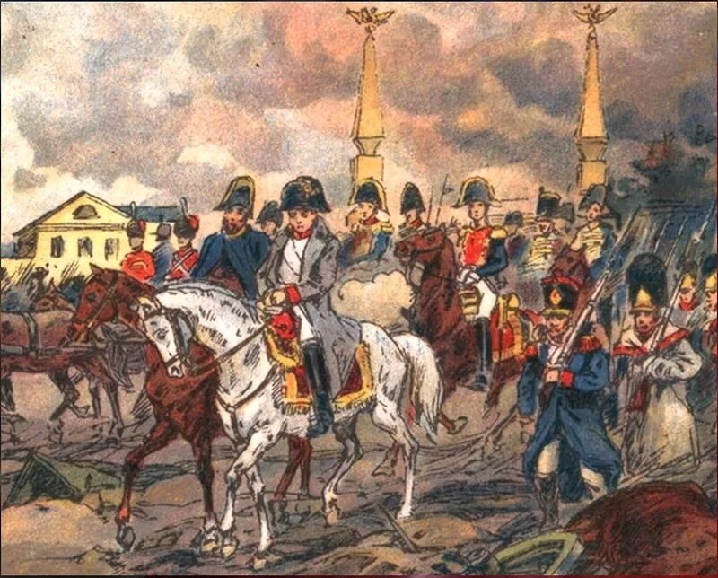 Наполеон в Москве 1812. Наполеон в Смоленске 1812. Французы в Москве 1812.