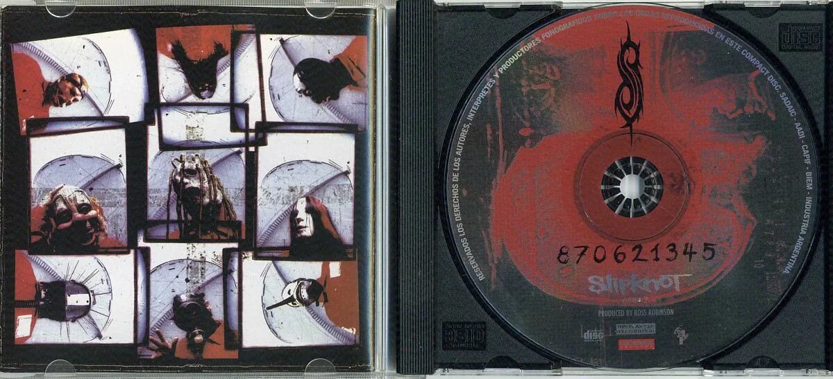 Slipknot 1999. Компакт диск 1999.