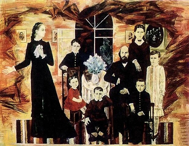 Жизнь семьи ульяновых. Ленин семья ульяновых. семейный портрет ульяновых. портреты семьи ленина. картина семья ульяновых.