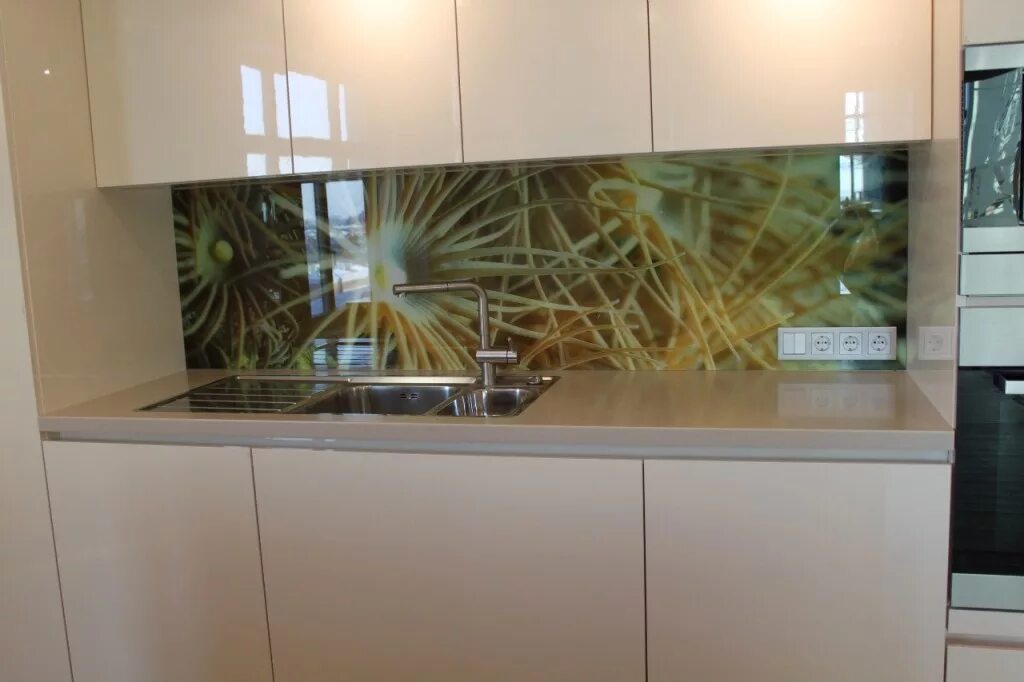 Стеклянная панель для кухни. Стеклянный кухонный фартук. Прозрачная панель для кухни. Экран для кухни из стекла.