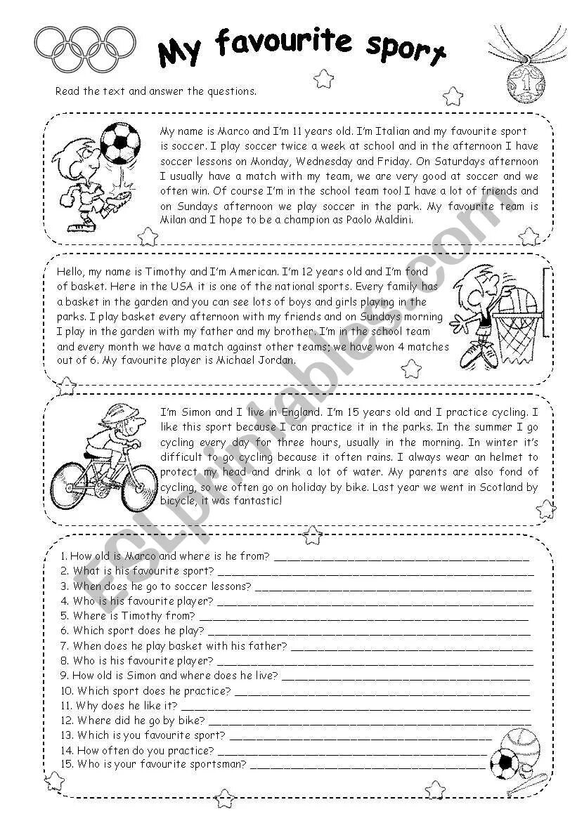 Sport worksheets for kids. Sport reading activities. Тема sport texts. Sports reading comprehension. Sport worksheets 8 класс.