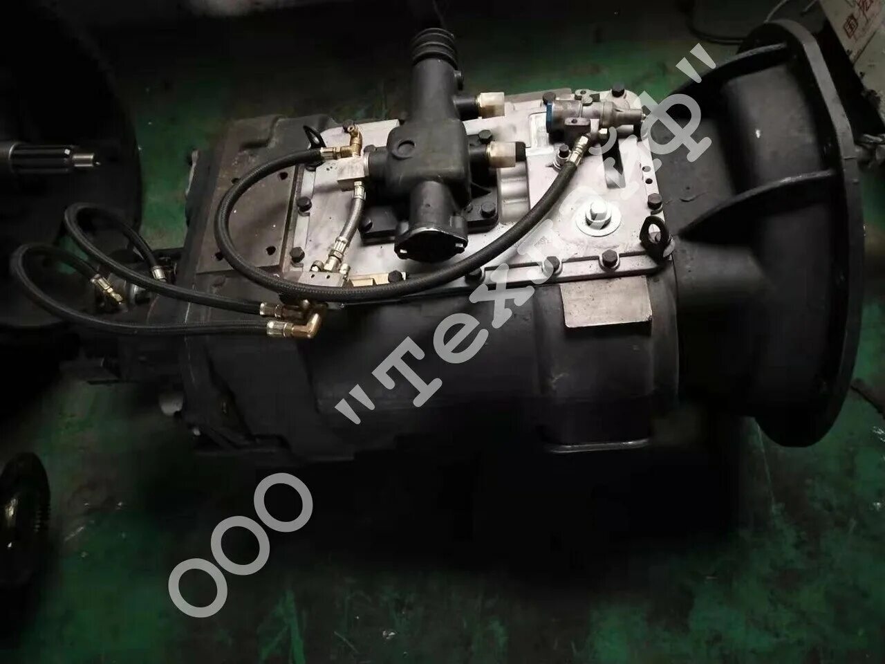 Как снять кпп шакман 12JSD200T КПП на Shaanxi, Shacman, Hongyan