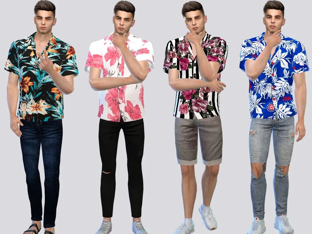 SIMS 4 male Shirt. Одежда the SIMS 4: лофт. The SIMS 4 одежда фермера. Гавайская рубашка симс 4. Симс моды рабочие