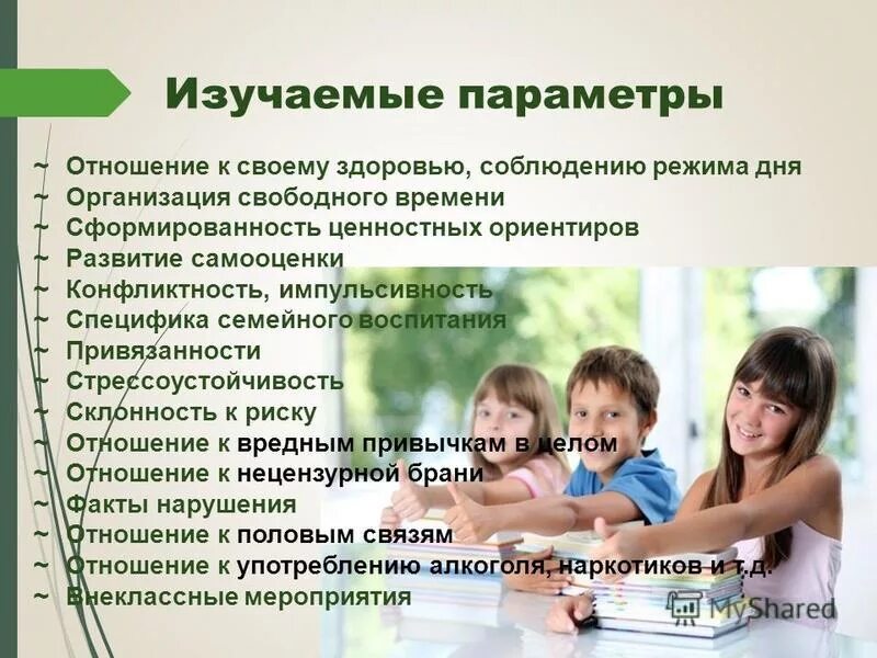 изучение особенностей семейного воспитания классным