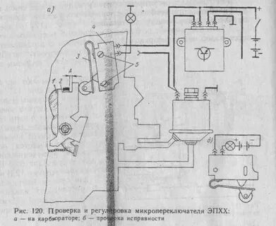 Схема зажигания газ 3307