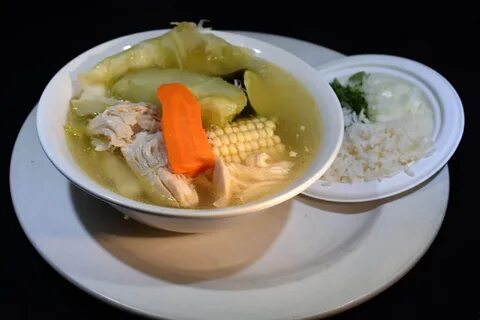 Caldo de Pollo - Adelita's Taqueria.