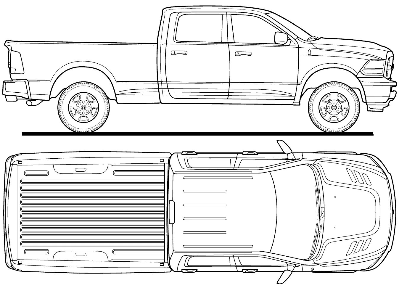 Пикап план. Dodge Ram 1500 габариты кузова. Размер кузова Додж рам 1500. Dodge Ram 3500 шасси чертеж. Dodge Ram 1500 чертеж.