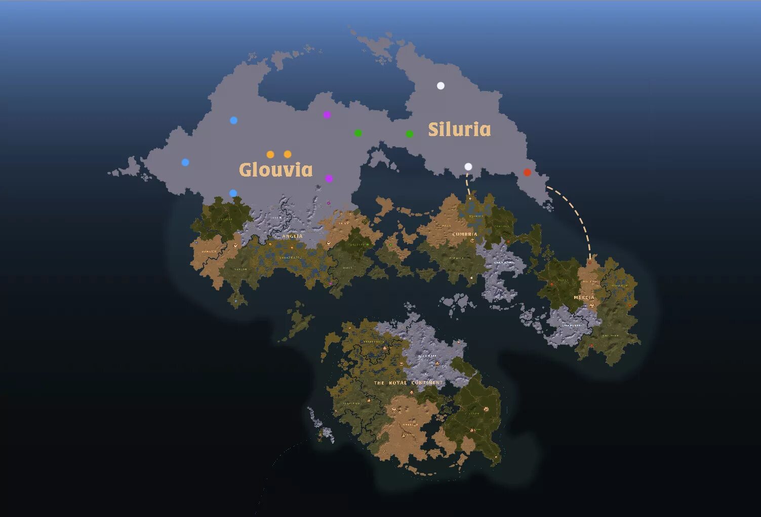 Albion map