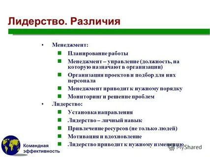 Командные роли лидер