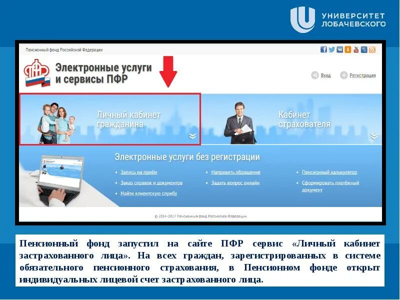 Www рф пенсионный фонд. ПФР. Личный кабинет застрахованного лица ПФР. Пенсионный фонд Российской Федерации электронные услуги.