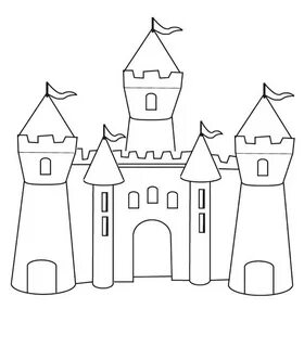 Замок рисовать