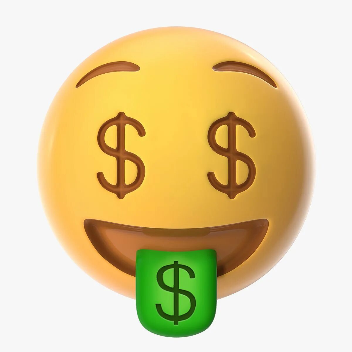 Генератор 3 эмодзи. Денежный смайлик. деньги emoji 3d. money face. прибыль эмодзи.