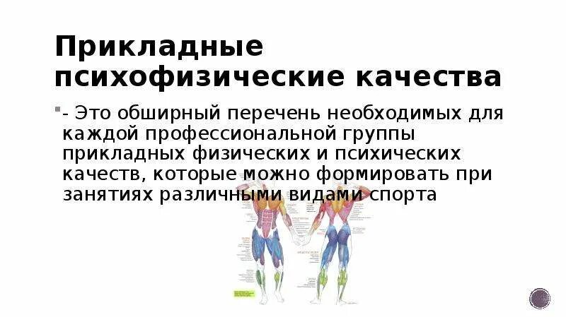 Прикладные психофизические качества. Психофизические навыки это. Профессионально-Прикладная физическая подготовка. Прикладные физические качества.