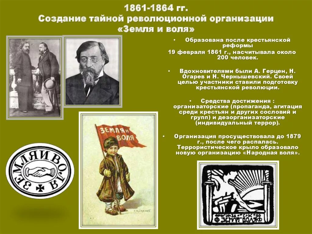 Участники какой революционной организации. Земля и Воля 1861-1864 участники. Лидеры земля и Воля 1861. Участники организации земля и Воля 1861 1864. Революционная организация земля и Воля.