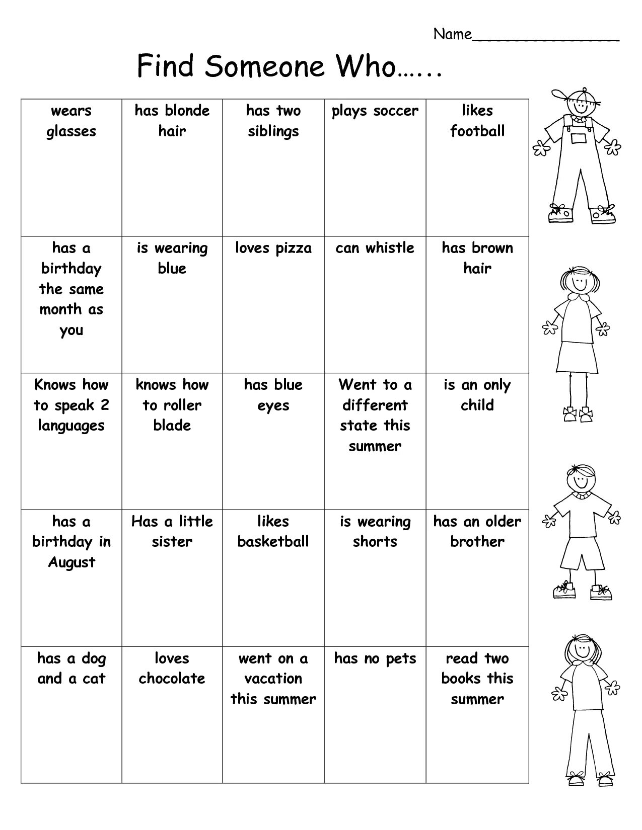 Find who calls. Find someone who. Find someone who game. Find someone who Worksheet. Find someone who likes.