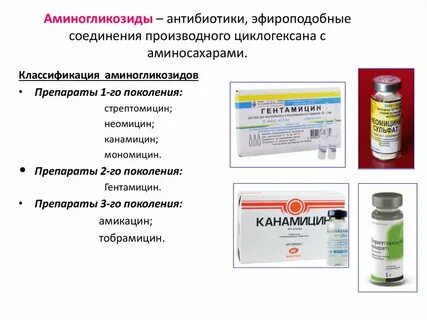 Фторхинолоны аминогликозиды
