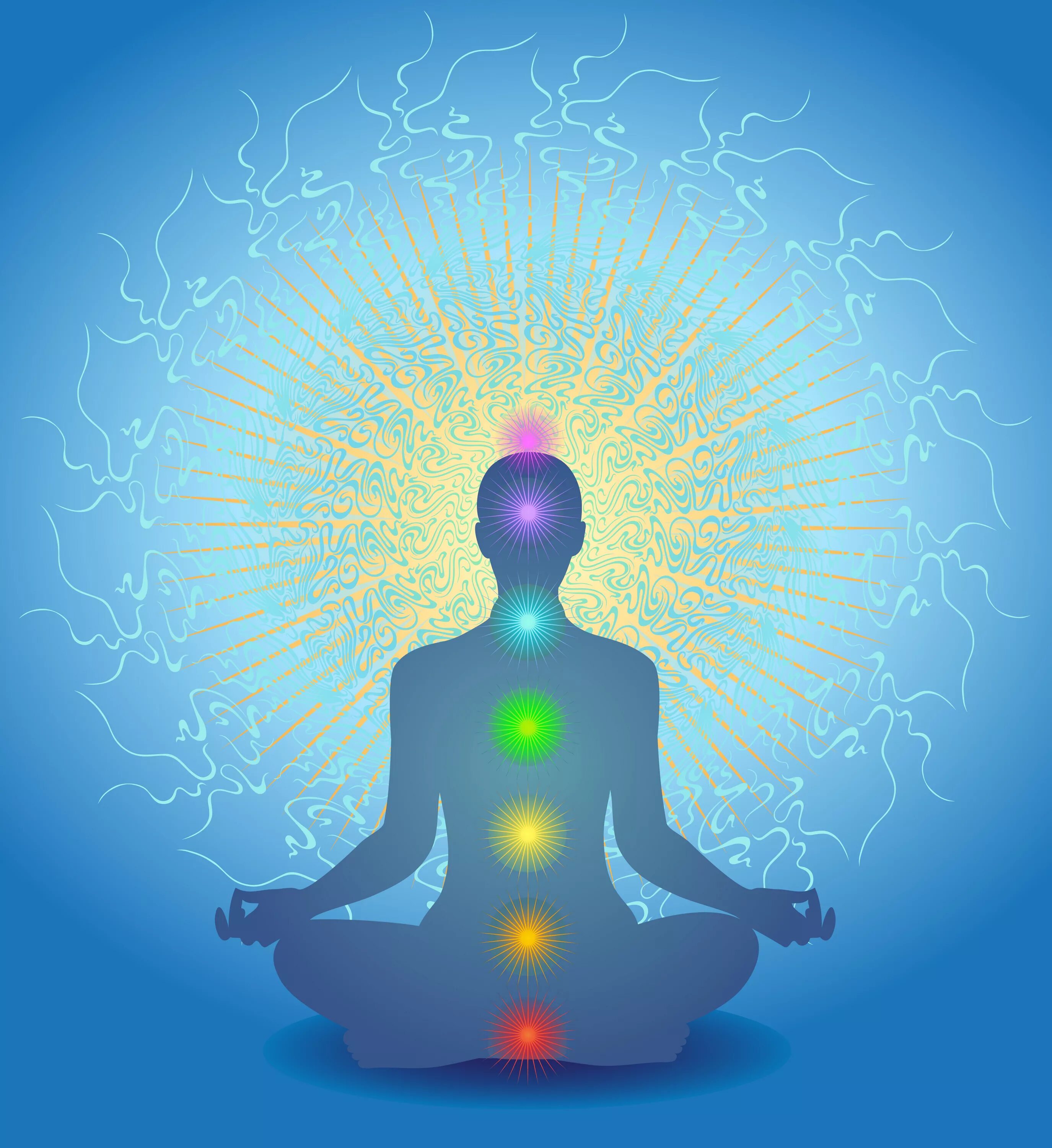 Энергетически сильные дни. Райс Кундалини. Энергия человека. Энергетика человека. Человек в медитации.