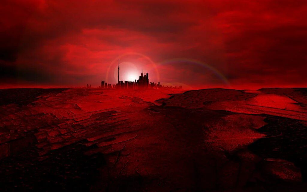 Red dusk