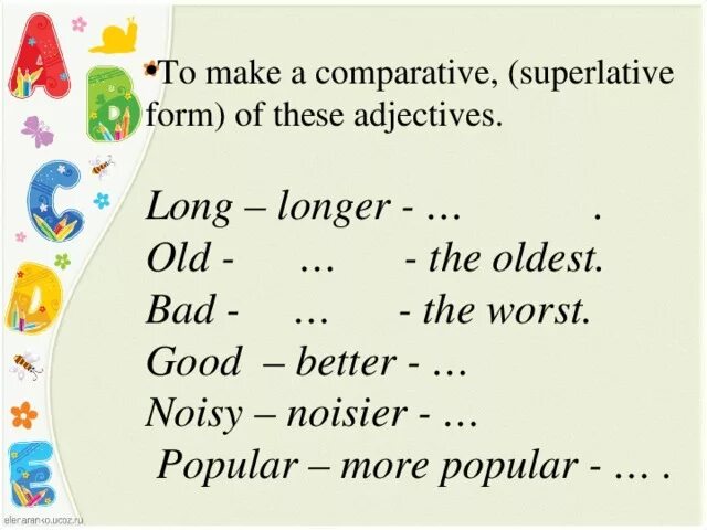 Comparatives and superlatives for kids. Degrees of Comparison упражнения. Comparison of adjectives упражнение. Comparatives упражнения. Degrees of Comparison of adjectives задания.