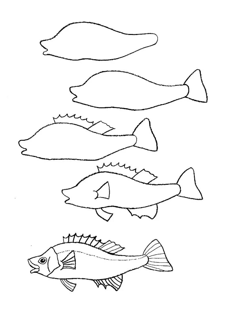 Поэтапное рисование рыбы. Рисование для детей рыбы. Схема рисования рыбы для детей. Поэтапное рисование рыбки для детей. Нарисовать рисунок рыбу