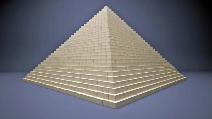Giza Pyramid - 3D model by Leo (@LeonardoZampi) 39346f5