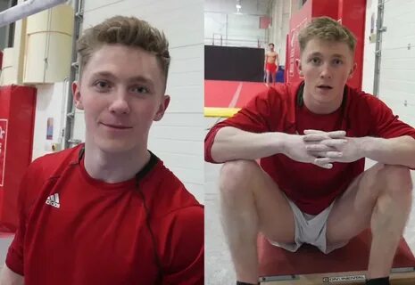 Gymnast Nile Wilson hot picture moment. 