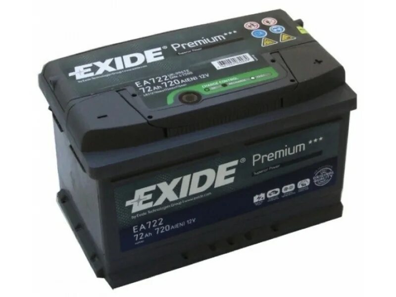 Аккумулятор exide 72ah. Аккумулятор exide premium ea722. exide ea722 аккумулятор. exide premium 72. аккумулятор exide 72ah 380a.