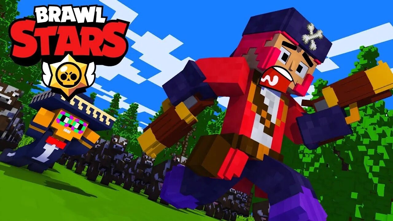 Майн бравл. Brawl Stars Minecraft animation. Toon Minecraft. 1 Brawl Stars Minecraft.