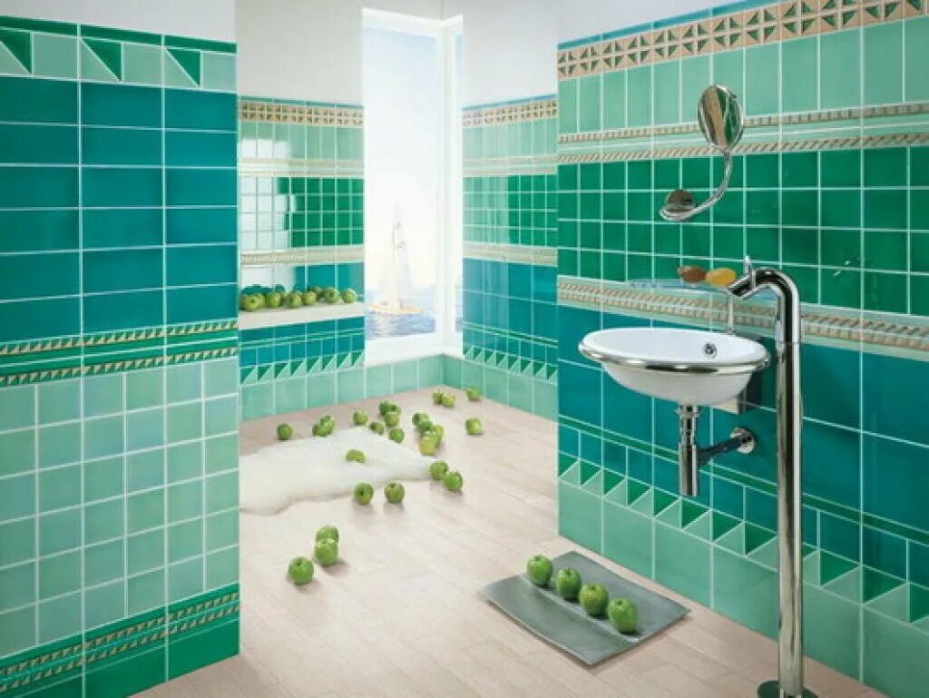 Комбинация плиток. Зеленая плитка для ванной. Плитка в ванную комнату зеленая. Ванная в зеленом цвете. Ванна с салатовой плиткой.