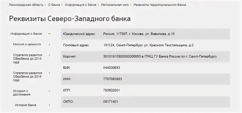 Кпп банка екатеринбург. Реквизиты Сбербанка Северо-Западный банк ПАО Сбербанк. БИК Северо-Западный банк ПАО Сбербанк. Северо-Западный банк ПАО Сбербанк расчетный счет банка. КПП Северо-Западный банк ПАО Сбербанк.