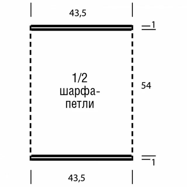 Шарфы выкройки