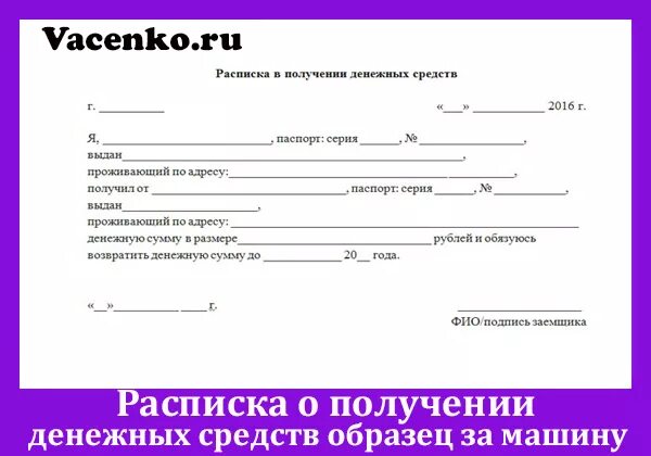 Образец расписки за автомобиль. Расписка в получении денежных средств простая форма. Расписка о получении денежных средств за автомобиль. Расписка в получении денег образец. Расписка за получение денежных средств.