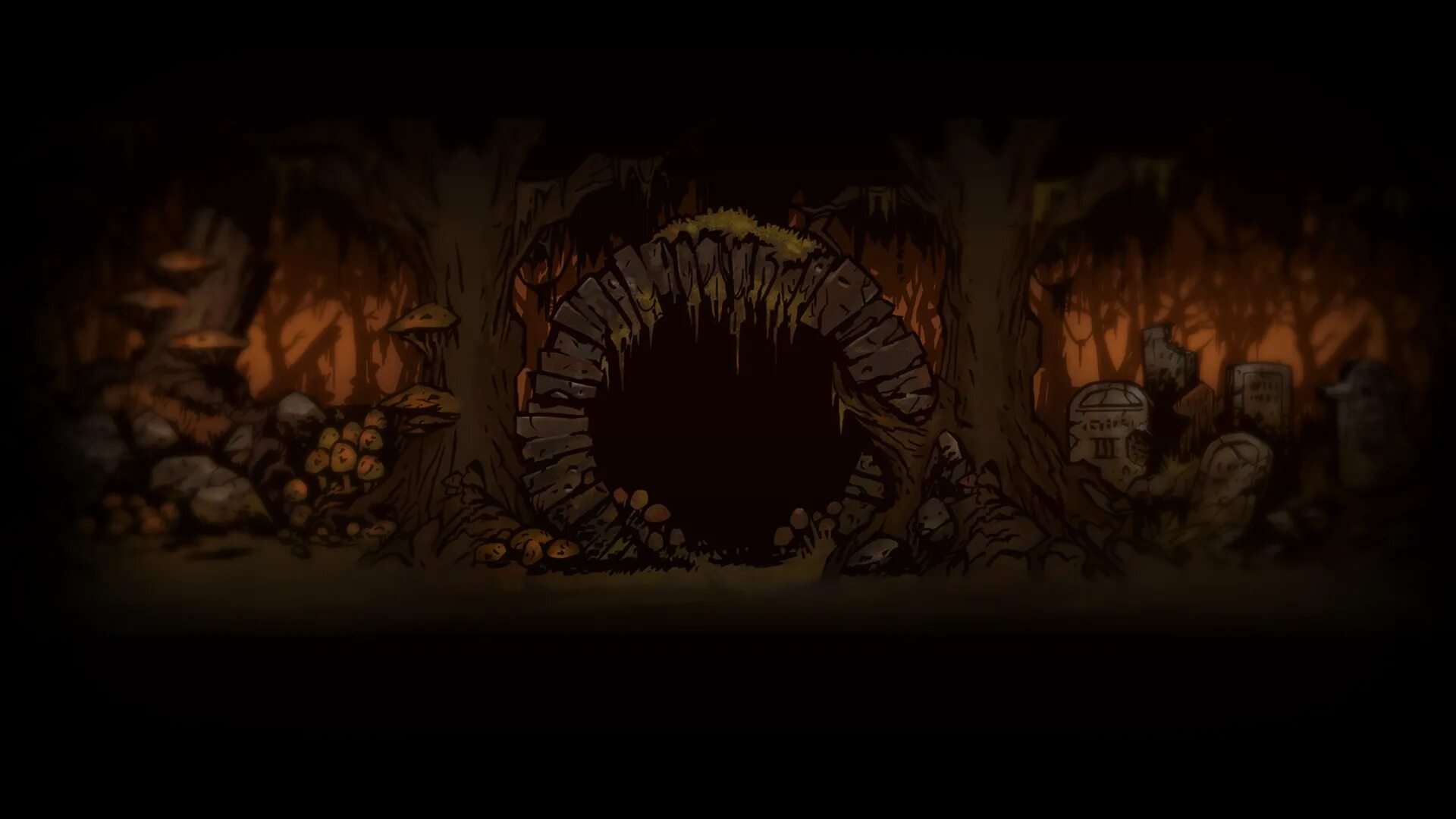 Darkest dungeon чаща. Darkest dungeon фоны локаций. нечто с далеких звезд darkest dungeon. darkest dungeon задники локаций. weald darkest dungeon.