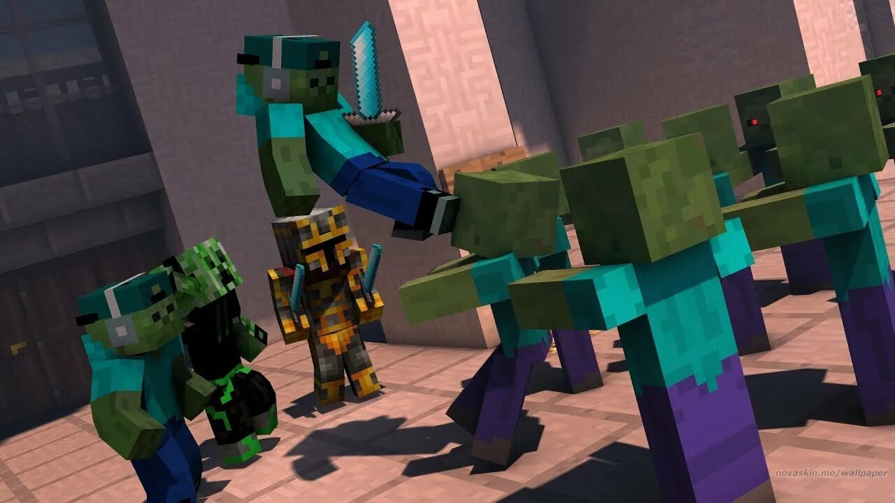 Minecraft zombie apocalypse