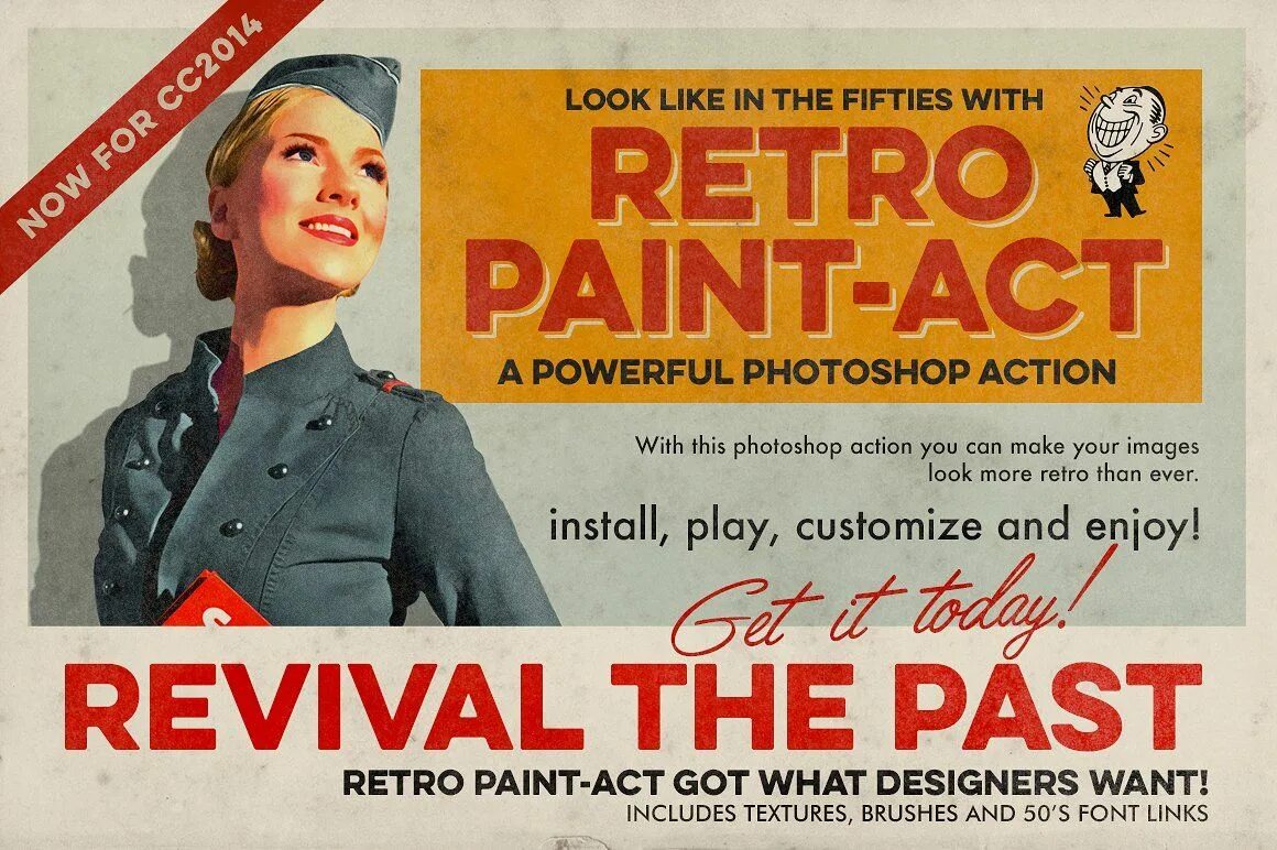 Retro action. Retro action