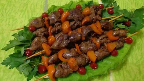 Рецепт шашлыка из куриных сердечек на мангале