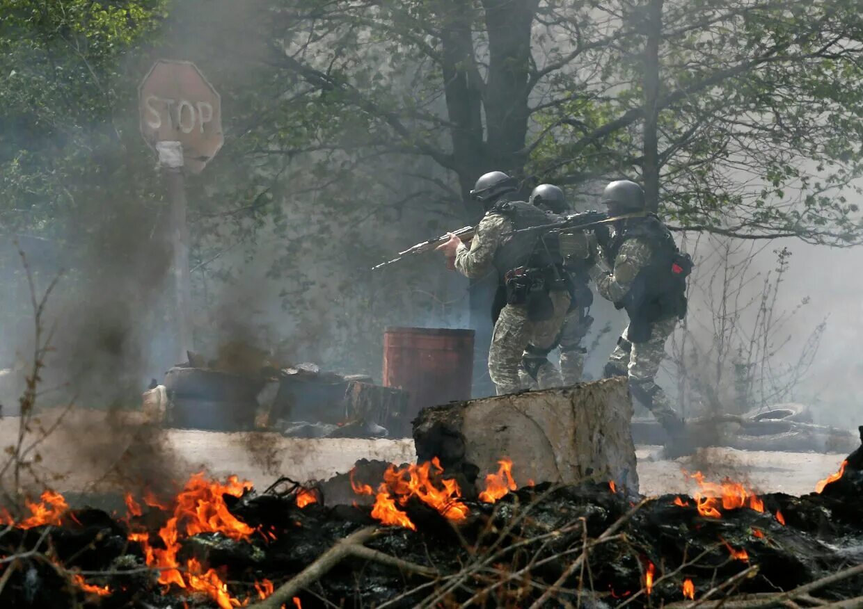 Ополчение штурм Славянск. Военная операция хроника событий