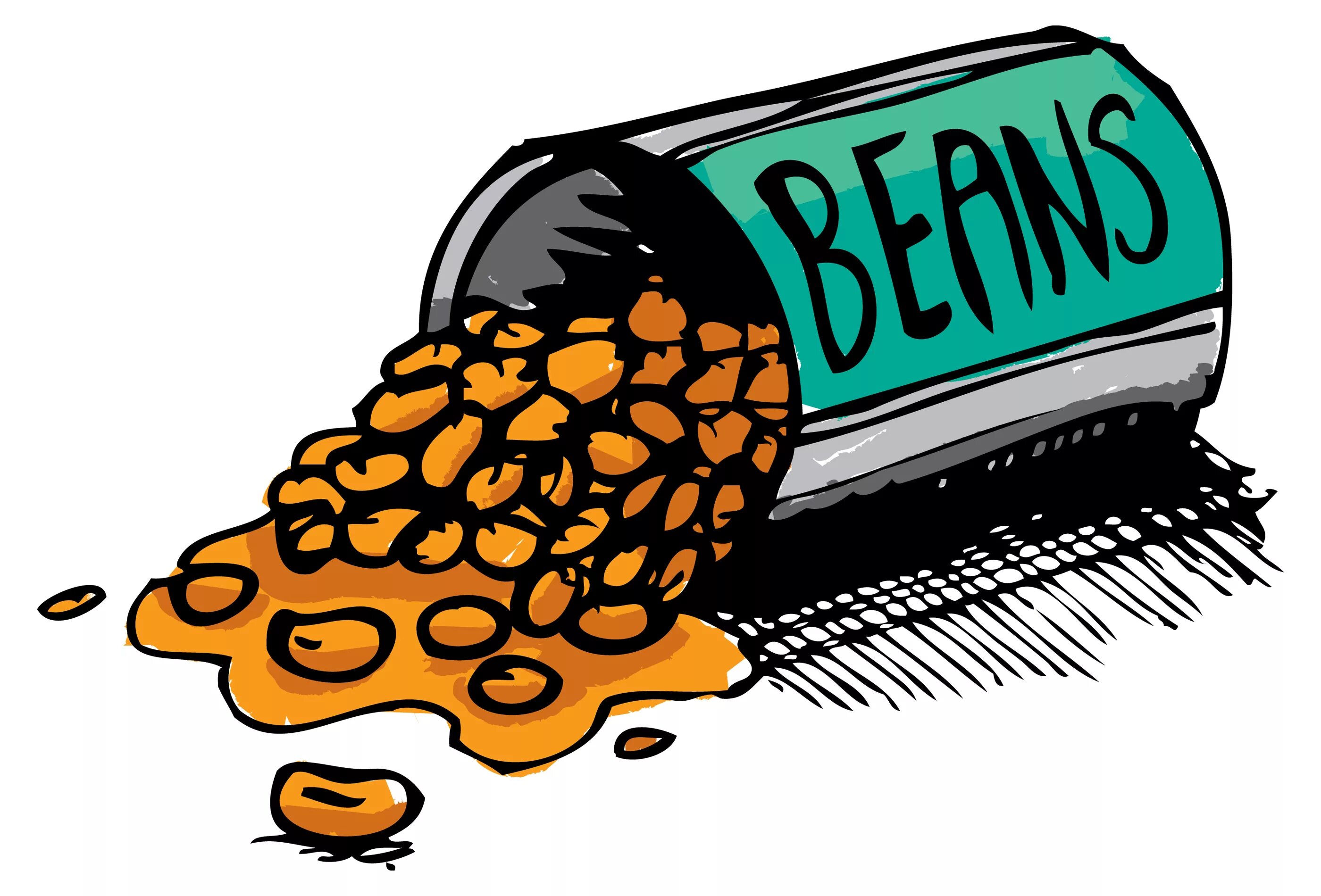 Spill the beans. Идиома про Бобы. Beans рисунок. Бобы рисунок. Beans банка.