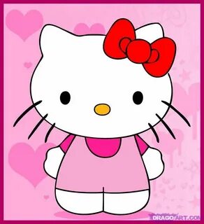 How To Draw A Cute Hip Hello Kitty Hello kitty clipart, Hello kitty charact...