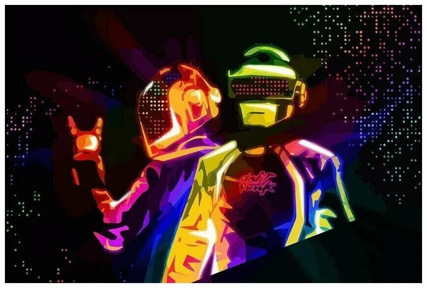 Дафт панк неон. Диджей Daft Punk. Daft Punk 2023. Дафт панк арт.