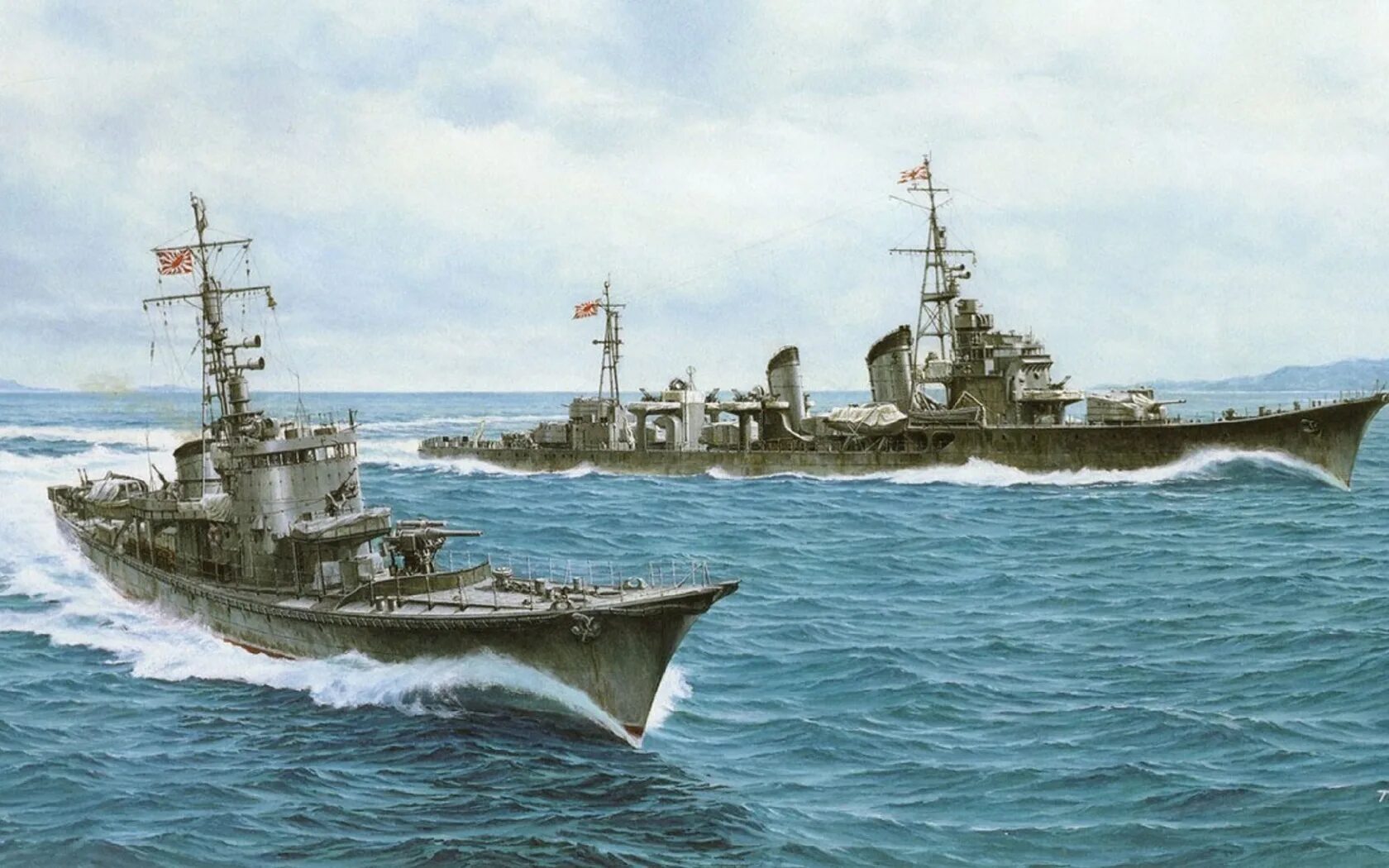 Японский эсминец Ямато. Симакадзе эсминец. Крейсер Ямато. Военные корабли Японии второй мировой войны.