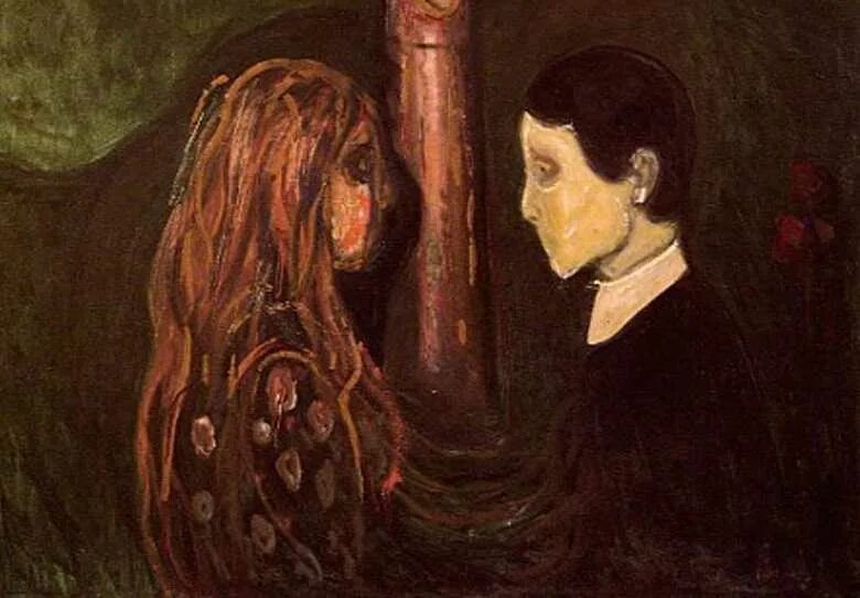 Вампир картина мунка. Картина ревность эдварда мунка. Норвежский художник мунк. Картина вампир эдварда мунка. Картина ревность эдварда мунка.