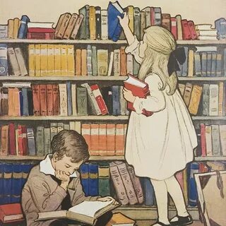 Постер библиотека