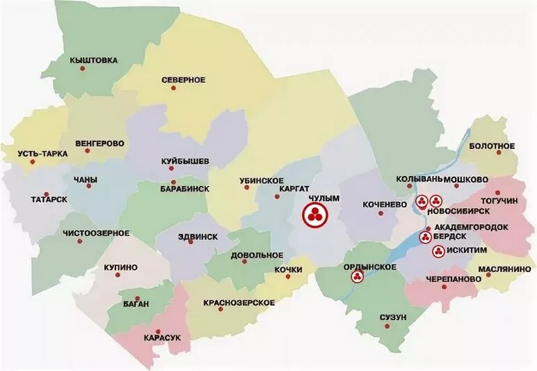 Какие районы в новосибирской области. Карта районов НСО Новосибирской области. Карта Новосибирской области по районам. Карта НСО Новосибирской области по районам. Карта Новосибирской области с районами.