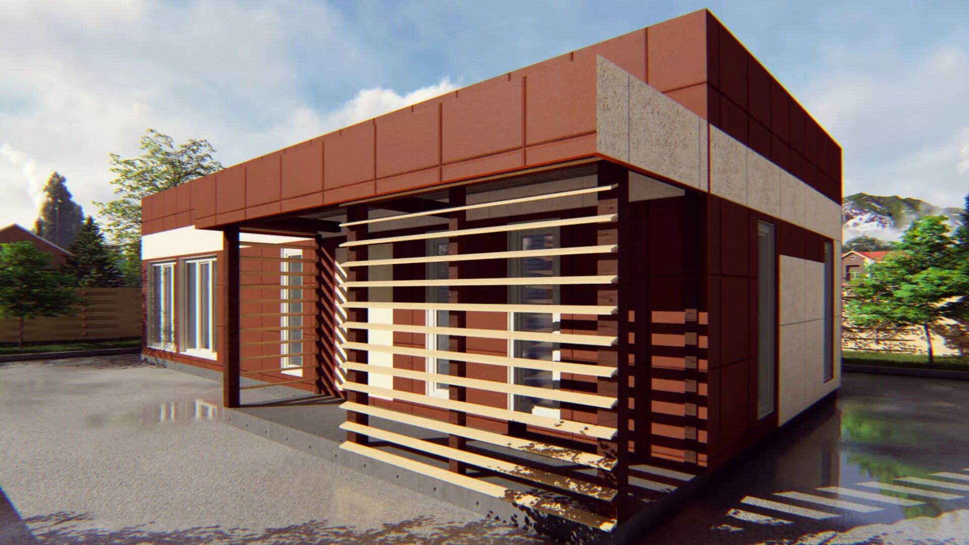 торговый павильон из сэндвич панелей. модульный павильон 10х5. торговое павильоны из панелей. торговый павильон. металлический павильон.