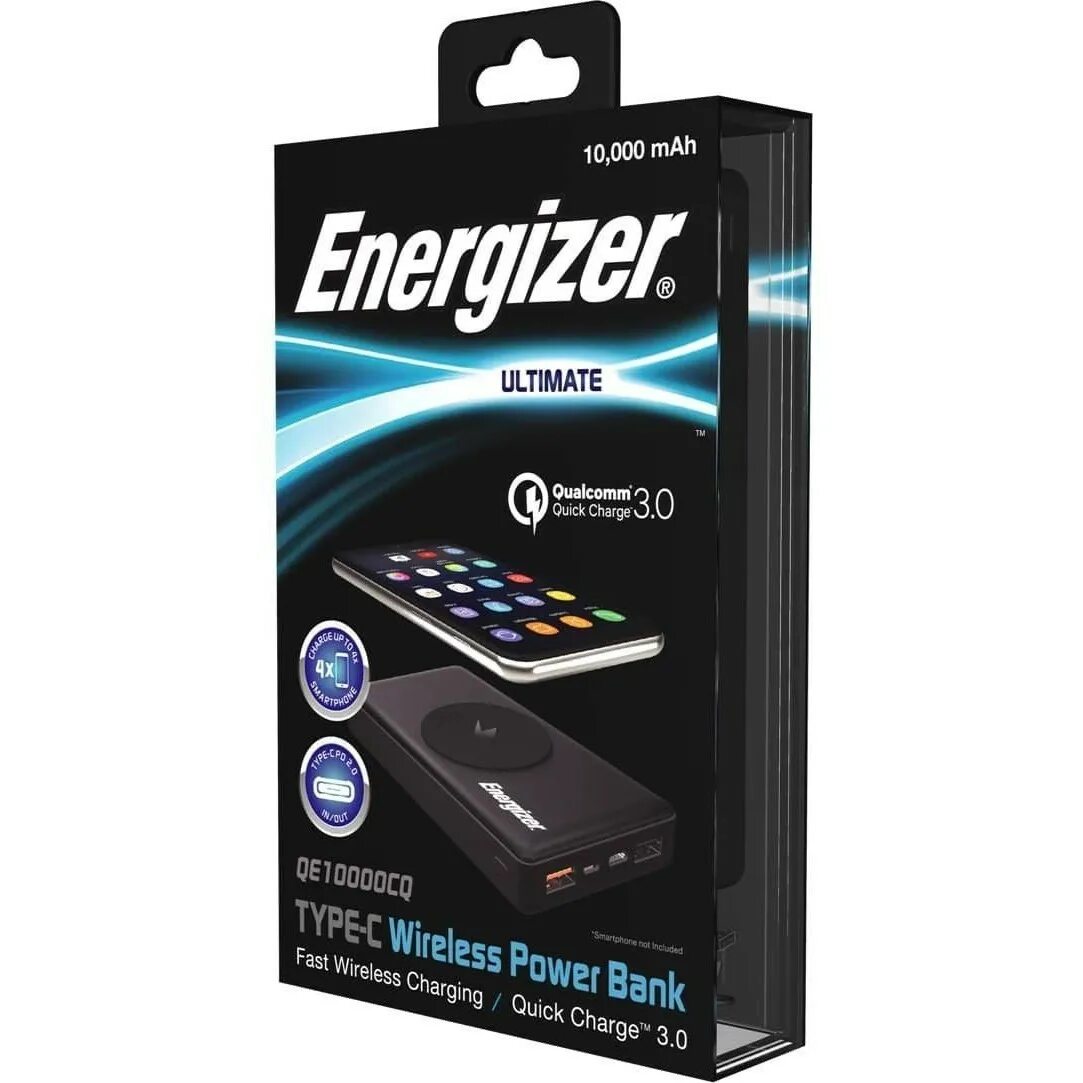 Днс повер банки. Energizer 10000 Ultimate. Energizer Ultimate Power Bank 10000mah. Внешний аккумулятор энерджайзер 10000. Energizer Power Bank 20000 беспроводной.