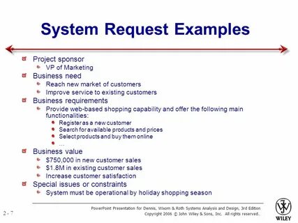 System request