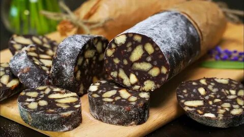 Рецепт вкусной шоколадной колбасы