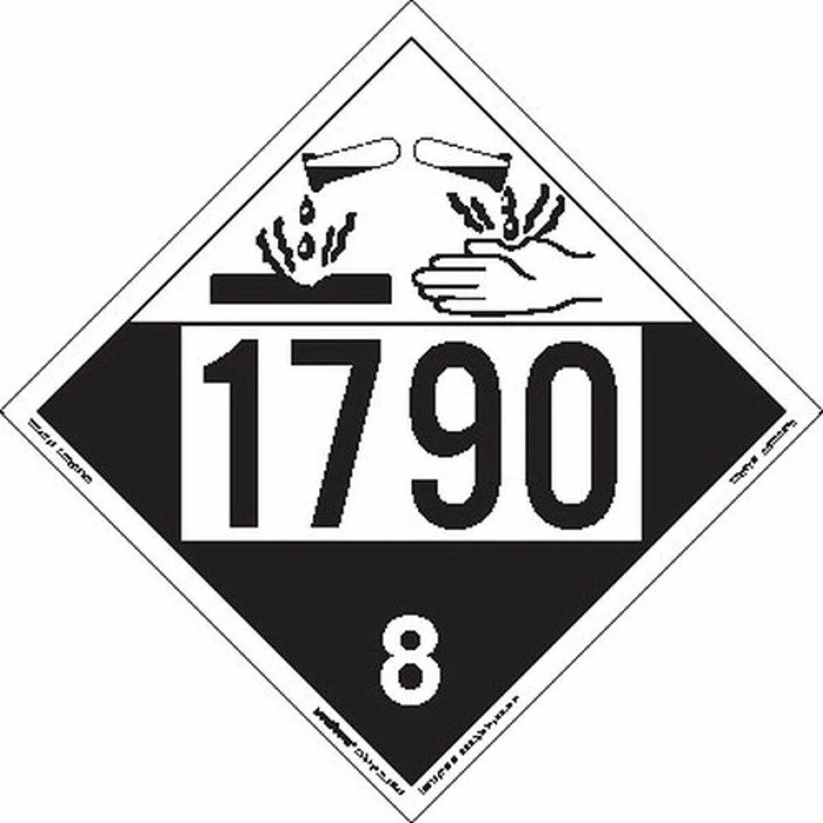 Un1760 таблички. Un 1760. Hazmat Placard 4.1. Картинка 2789. 2789